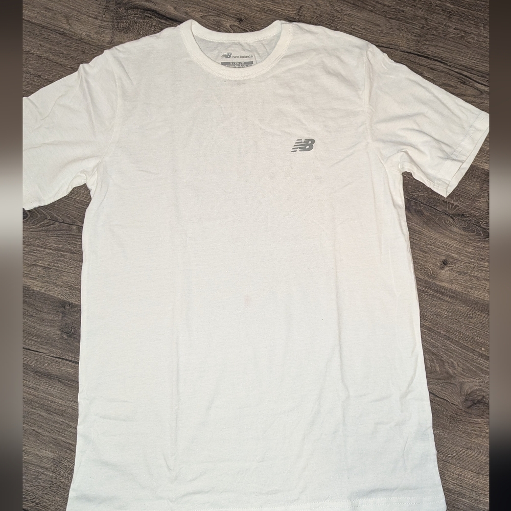 New Balance White Tee